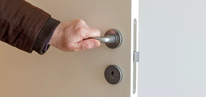 Restroom Locks Privacy Bolt Installation in Pleasure Point, California